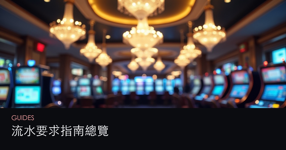 流水要求指南總覽